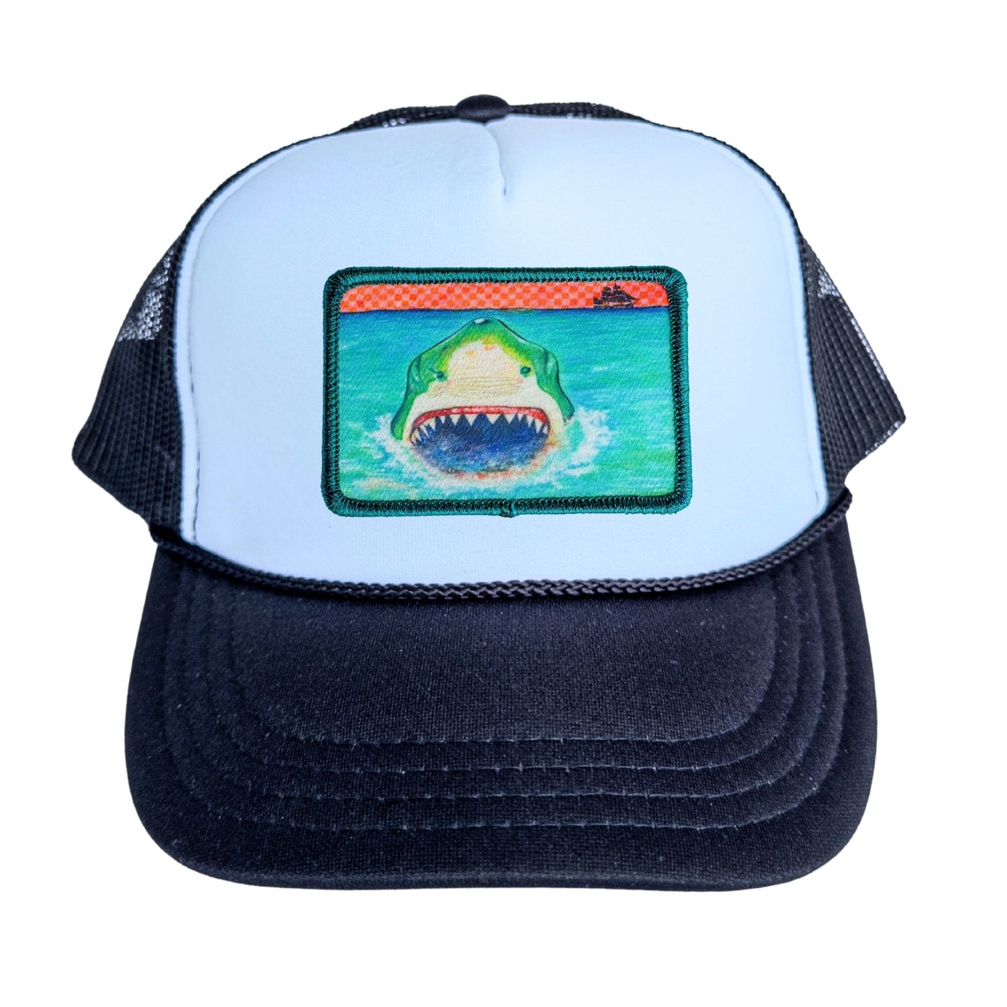 5-Panel High Crown Foam Trucker Hat + Mars Patch