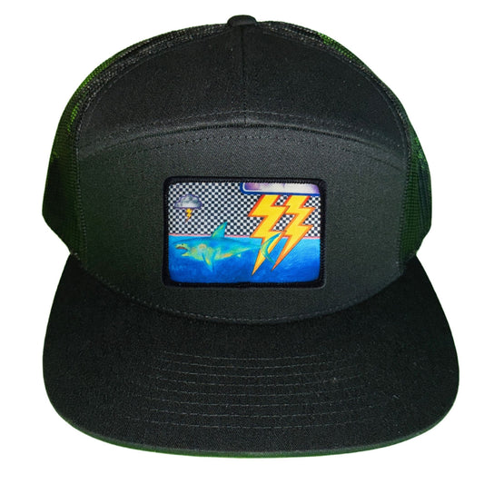 Richardson 168 7-Panel Trucker Hat + Mars Patch