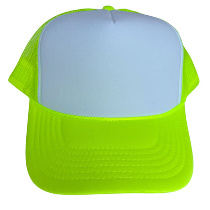 5-Panel High Crown Foam Trucker Hat + Mars Patch