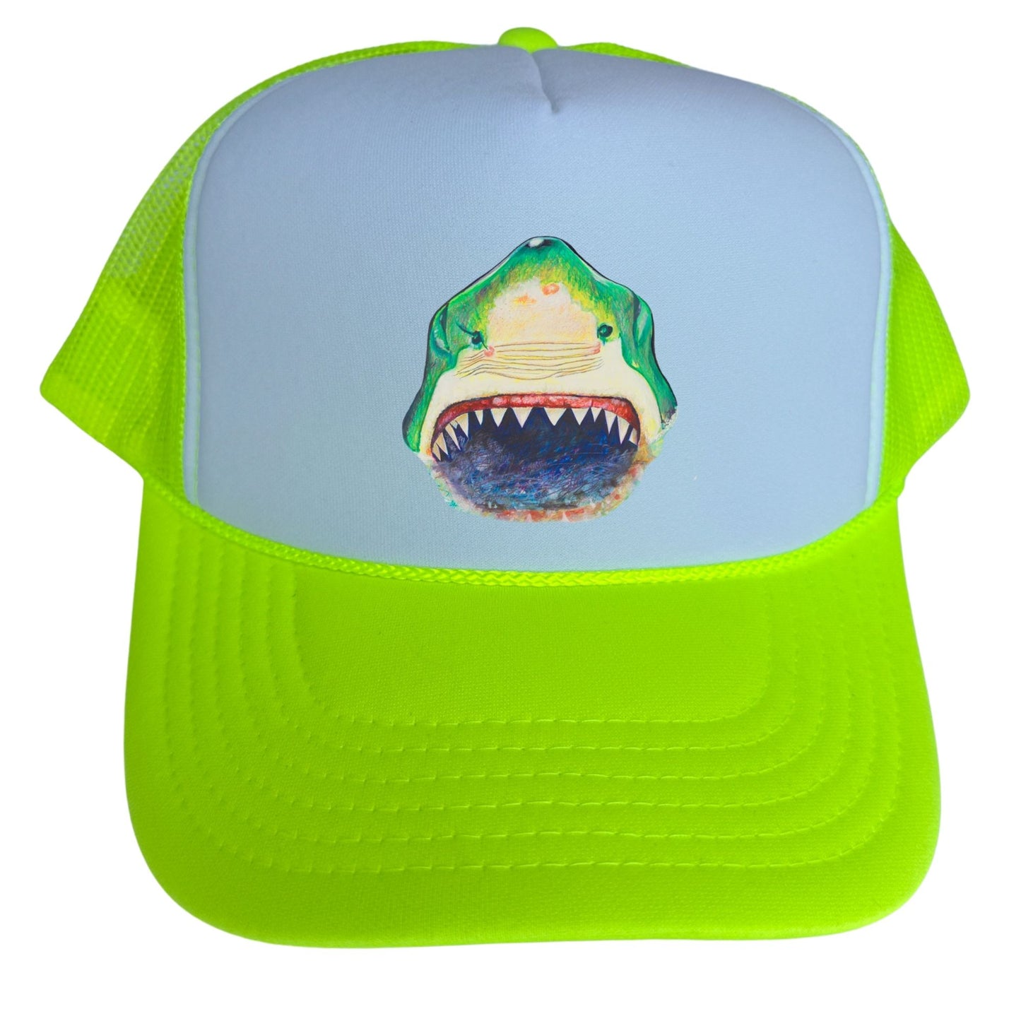 5-Panel High Crown Foam Trucker Hat + Mars Patch