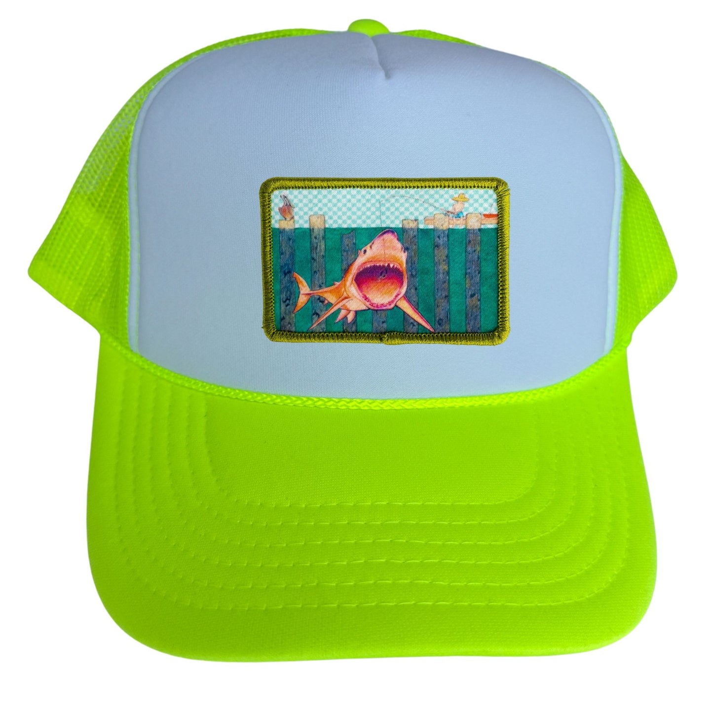 5-Panel High Crown Foam Trucker Hat + Mars Patch