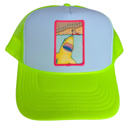 5-Panel High Crown Foam Trucker Hat + Mars Patch