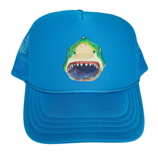 5-Panel High Crown Foam Trucker Hat With Rope + Mars Patch