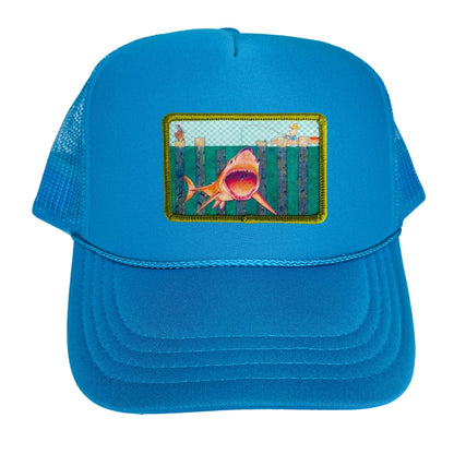 5-Panel High Crown Foam Trucker Hat With Rope + Mars Patch