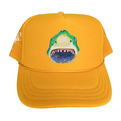 5-Panel High Crown Foam Trucker Hat With Rope + Mars Patch