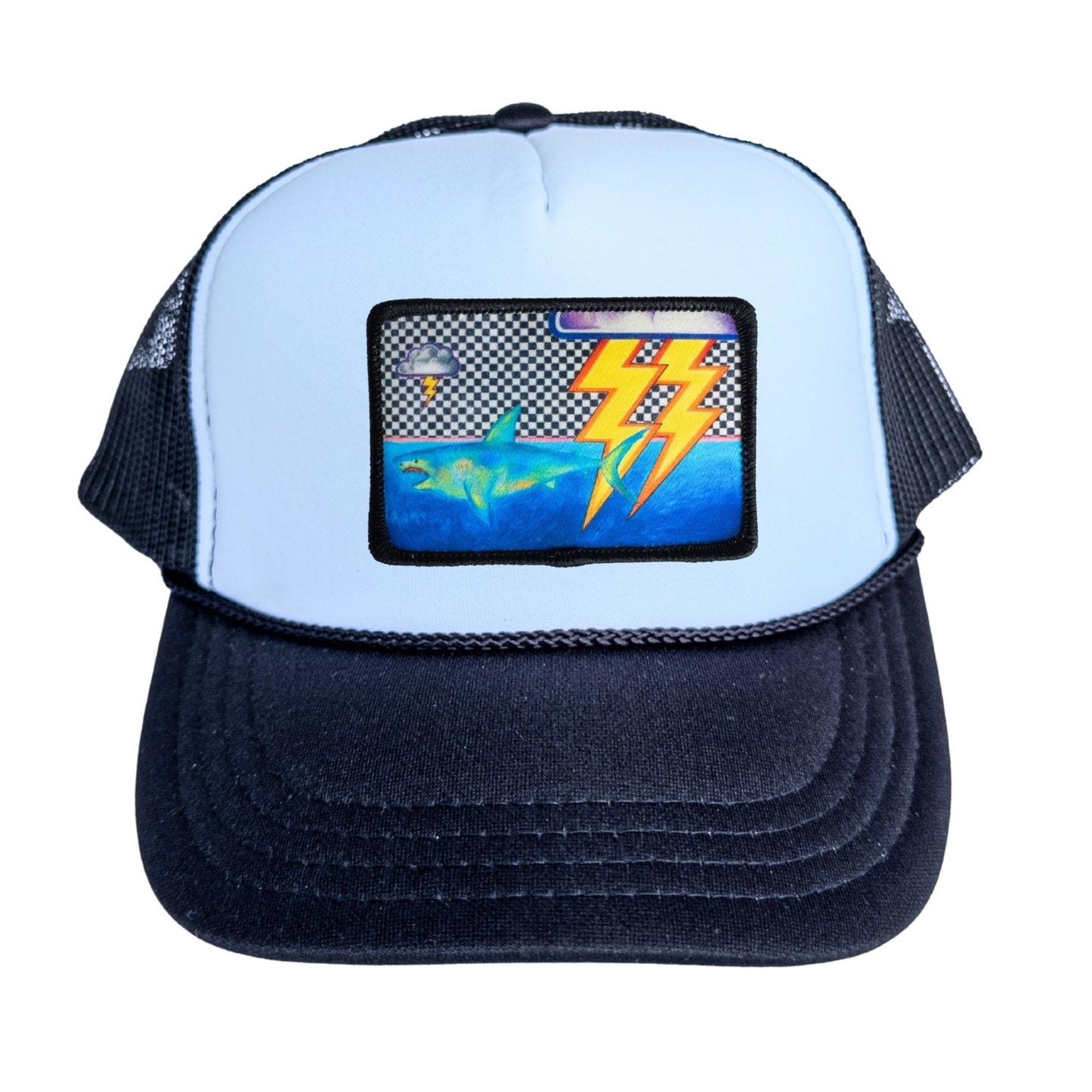 5-Panel High Crown Foam Trucker Hat + Mars Patch