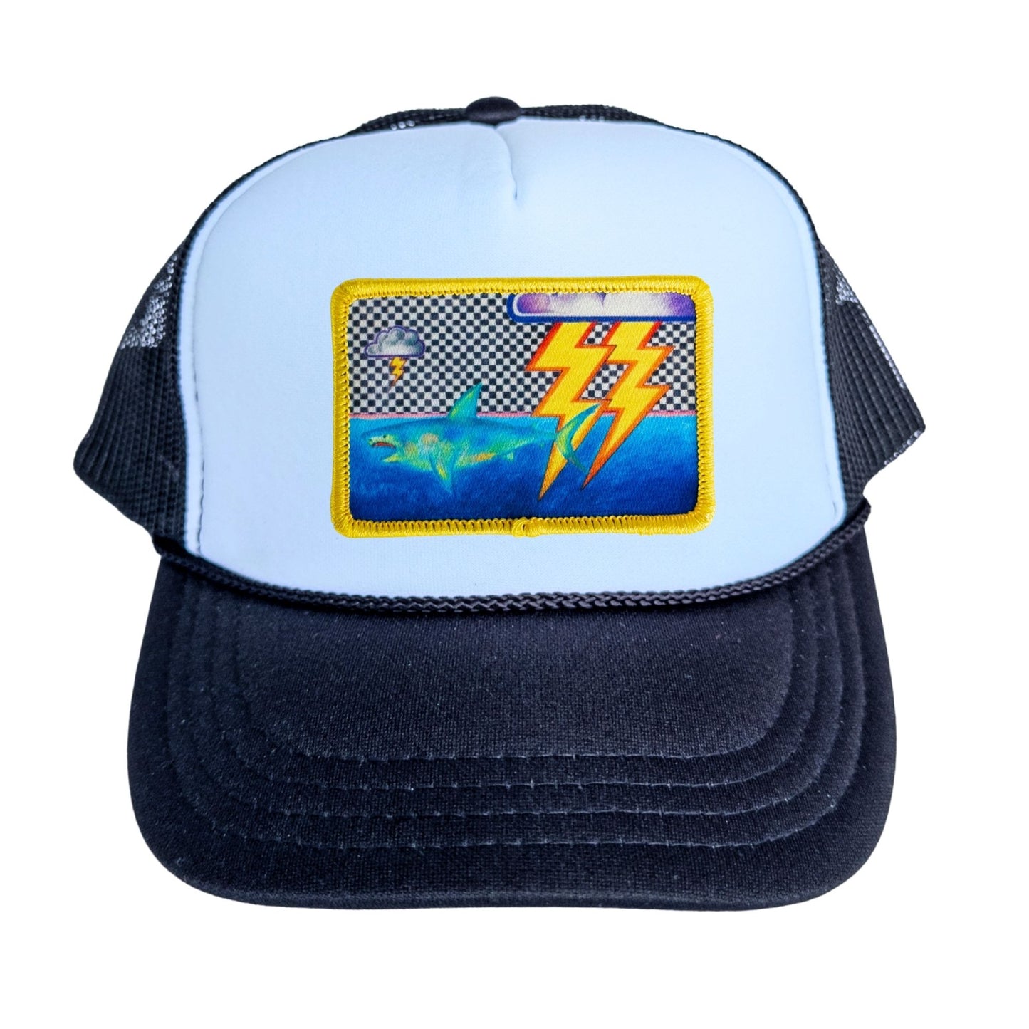 5-Panel High Crown Foam Trucker Hat + Mars Patch