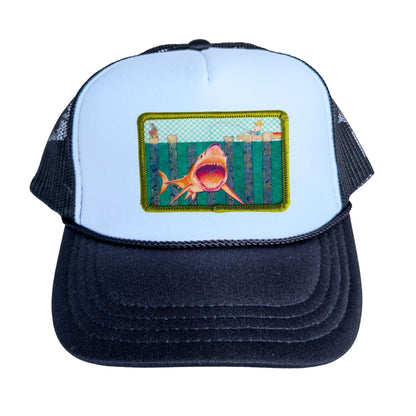 5-Panel High Crown Foam Trucker Hat + Mars Patch