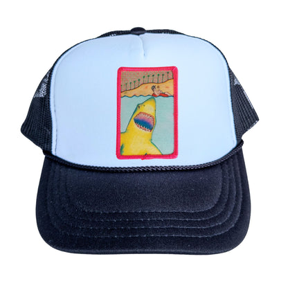 5-Panel High Crown Foam Trucker Hat + Mars Patch