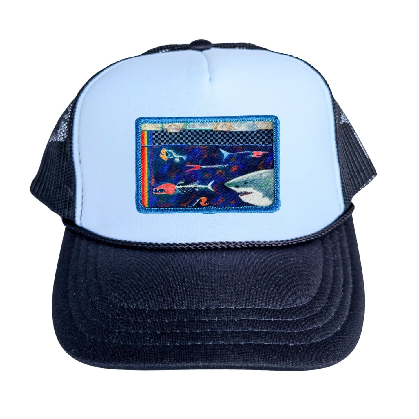 5-Panel High Crown Foam Trucker Hat + Mars Patch