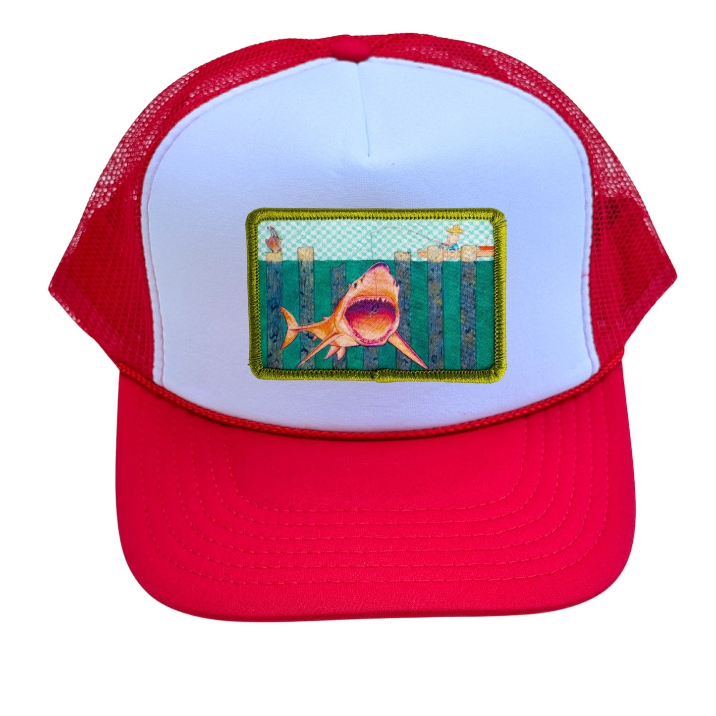5-Panel High Crown Foam Trucker Hat + Mars Patch