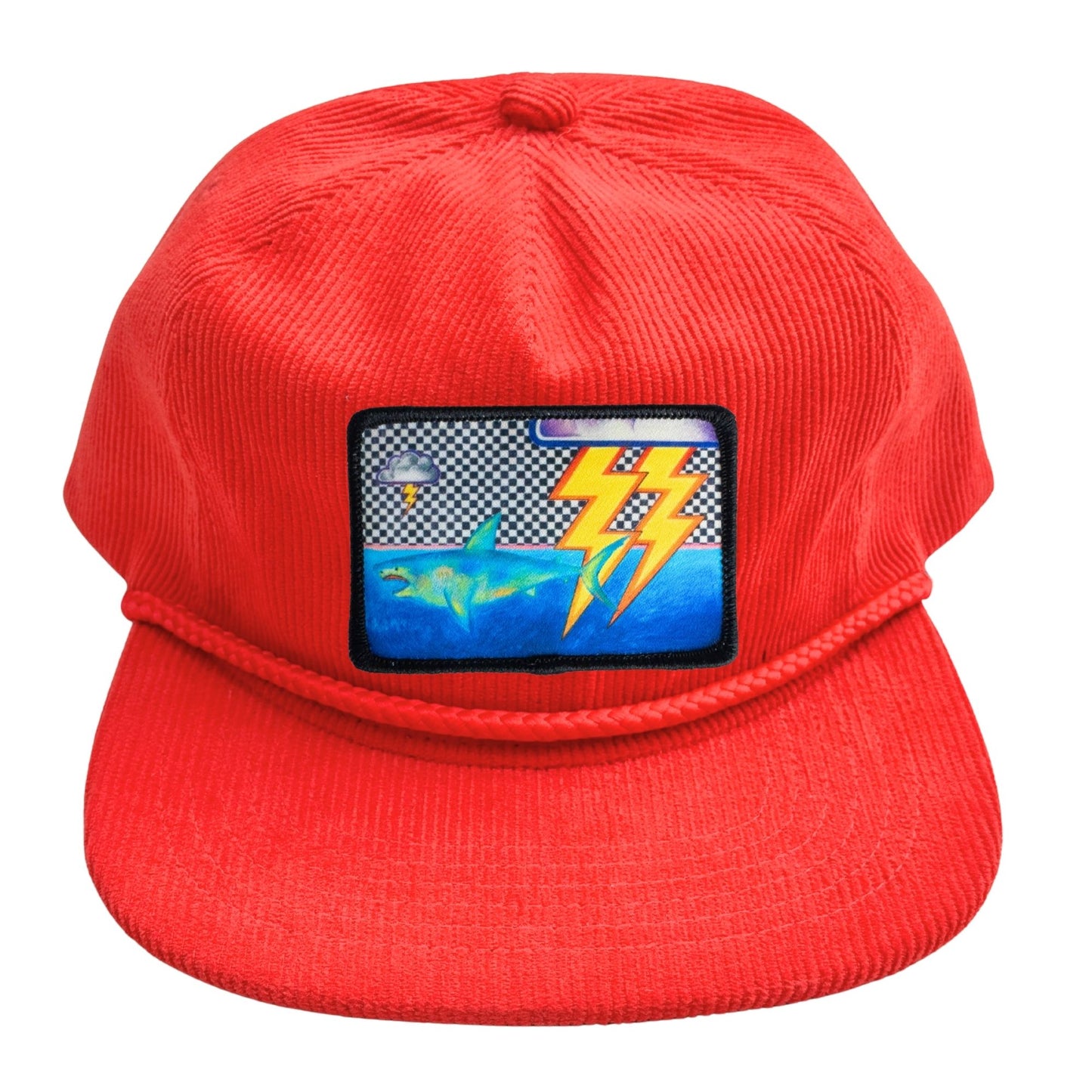 Corduroy Rope Snapback Hat + Mars Patch