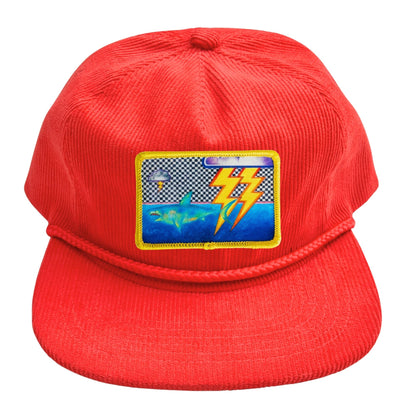 Corduroy Rope Snapback Hat + Mars Patch