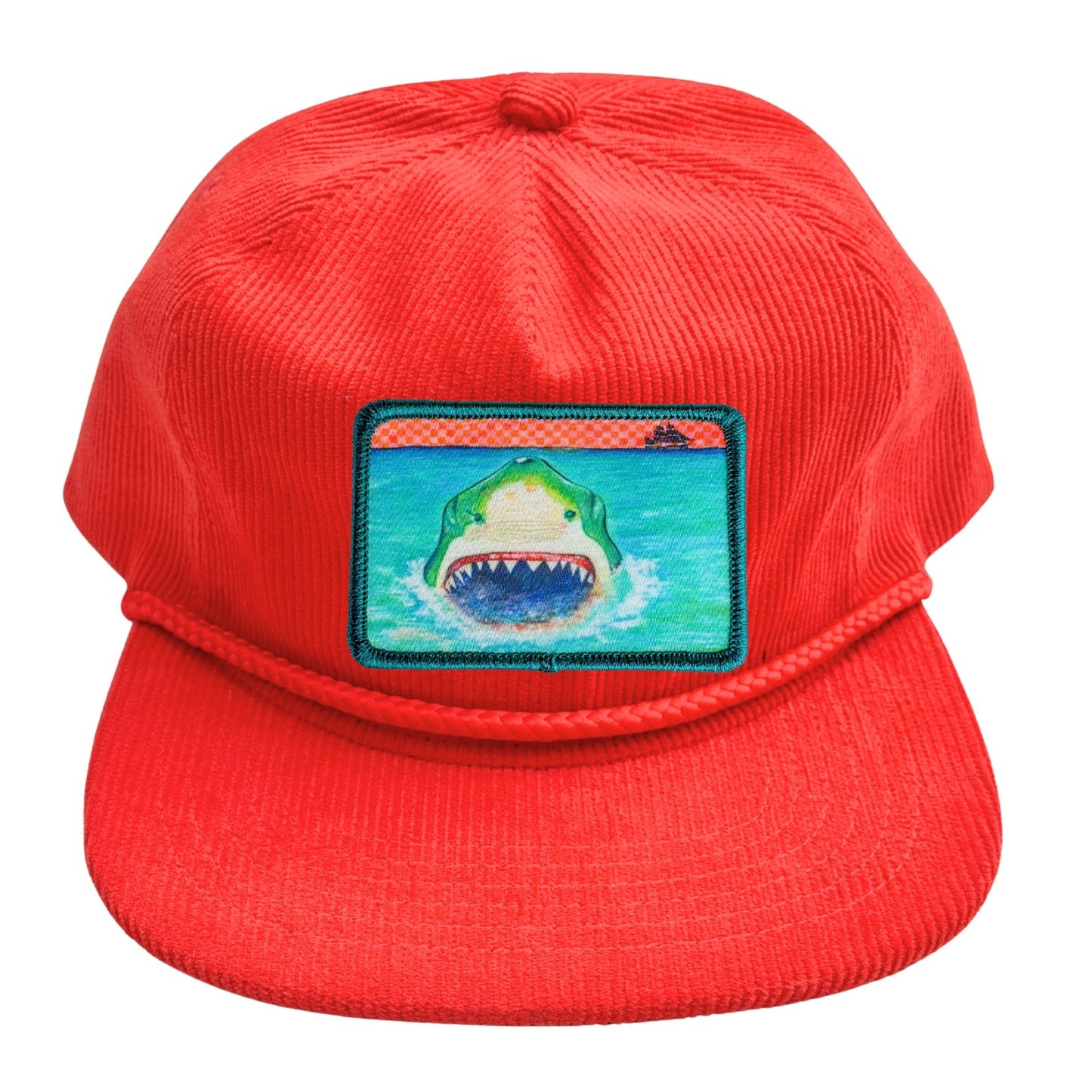 Corduroy Rope Snapback Hat + Mars Patch