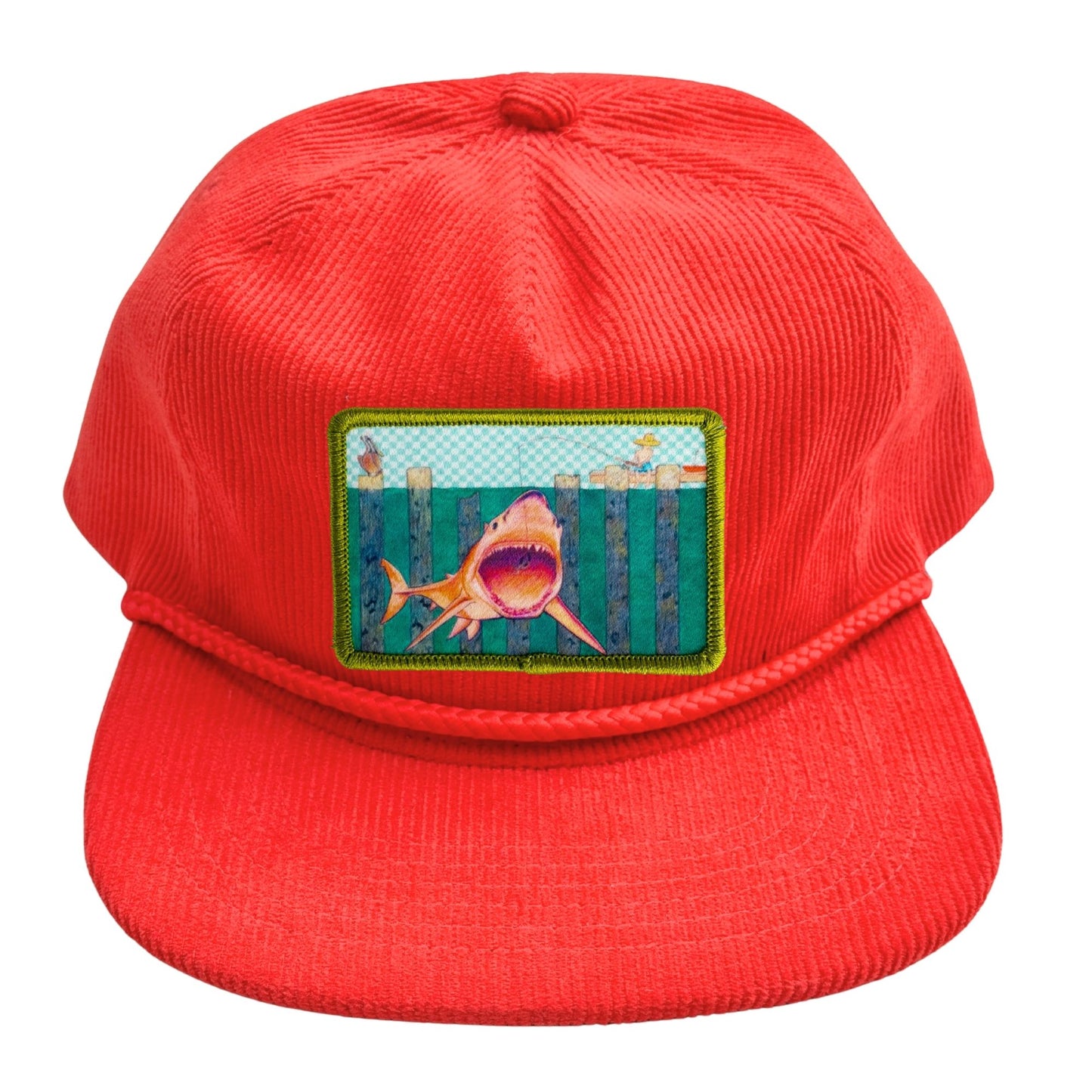 Corduroy Rope Snapback Hat + Mars Patch
