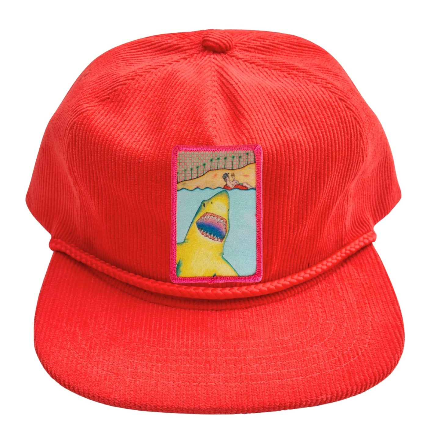 Corduroy Rope Snapback Hat + Mars Patch