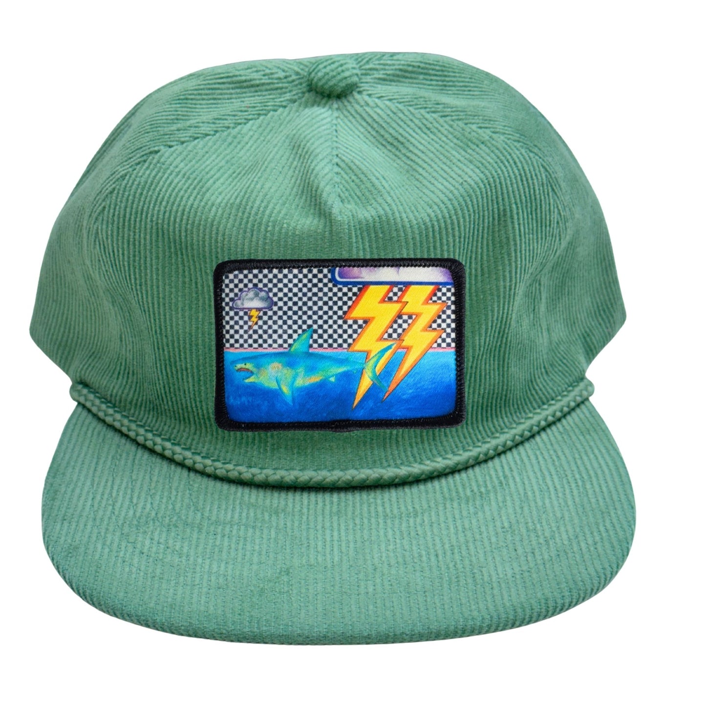 Corduroy Rope Snapback Hat + Mars Patch