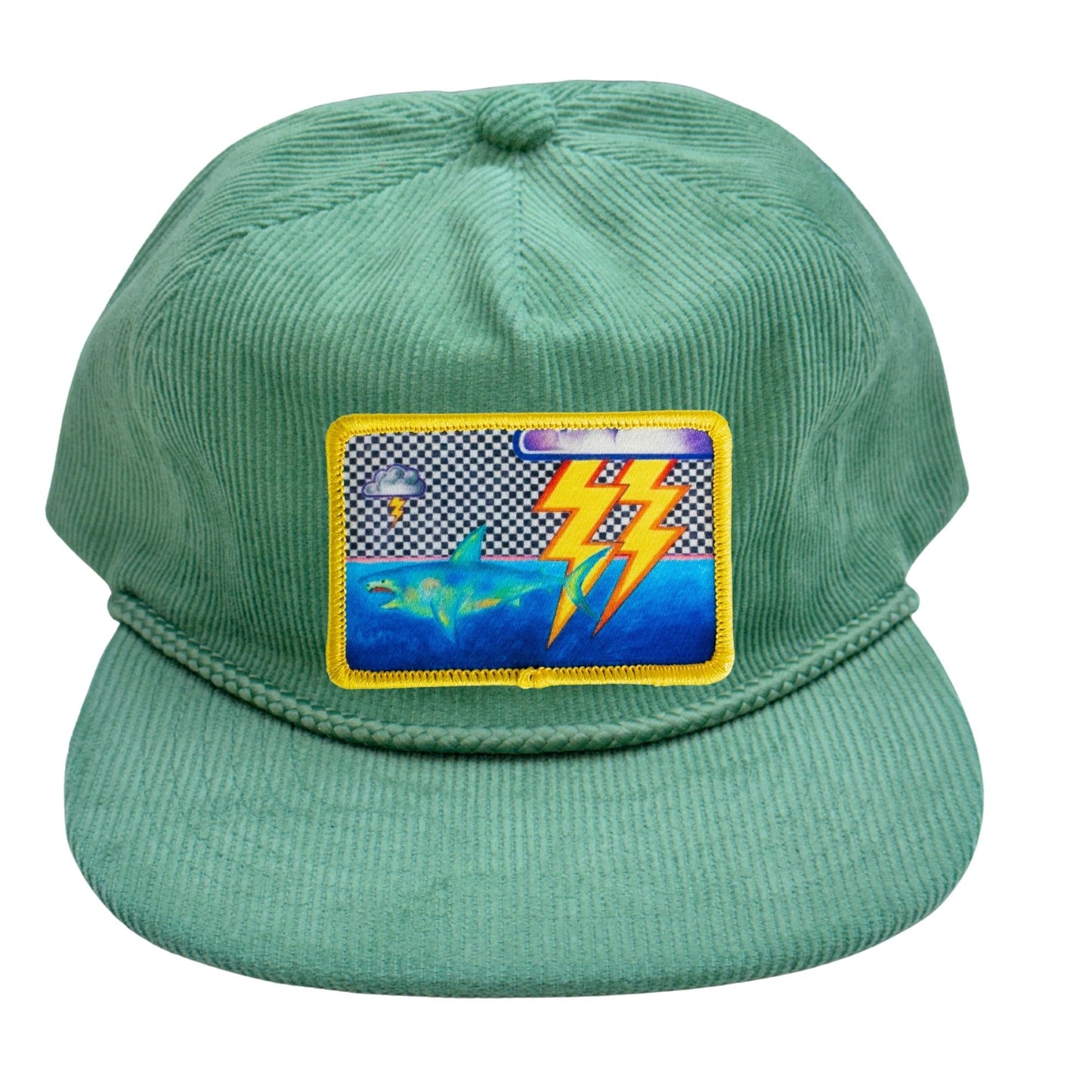 Corduroy Rope Snapback Hat + Mars Patch