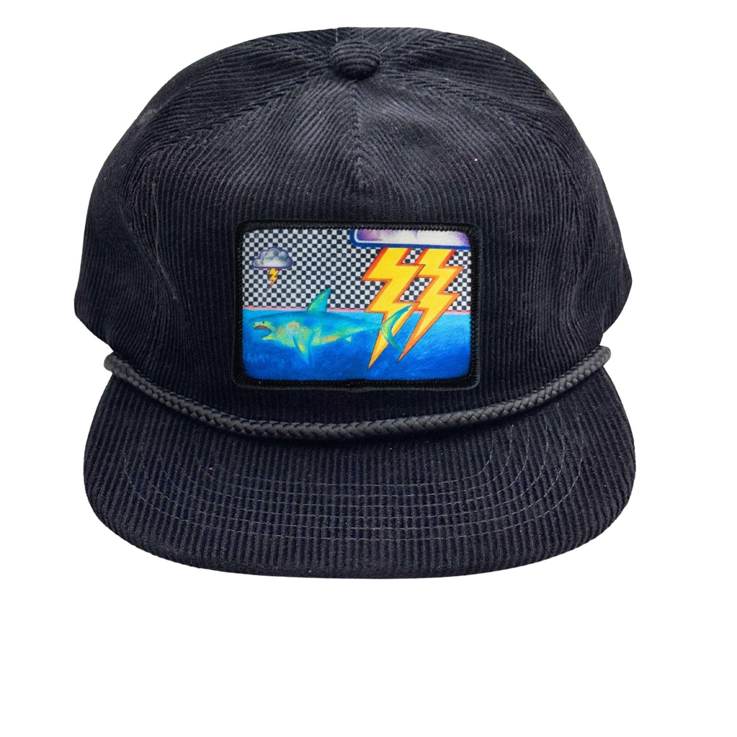 Corduroy Rope Snapback Hat + Mars Patch