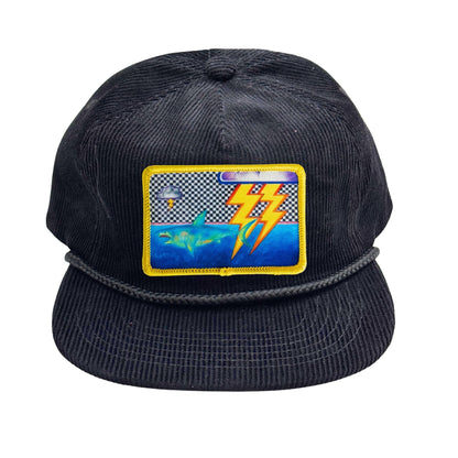 Corduroy Rope Snapback Hat + Mars Patch