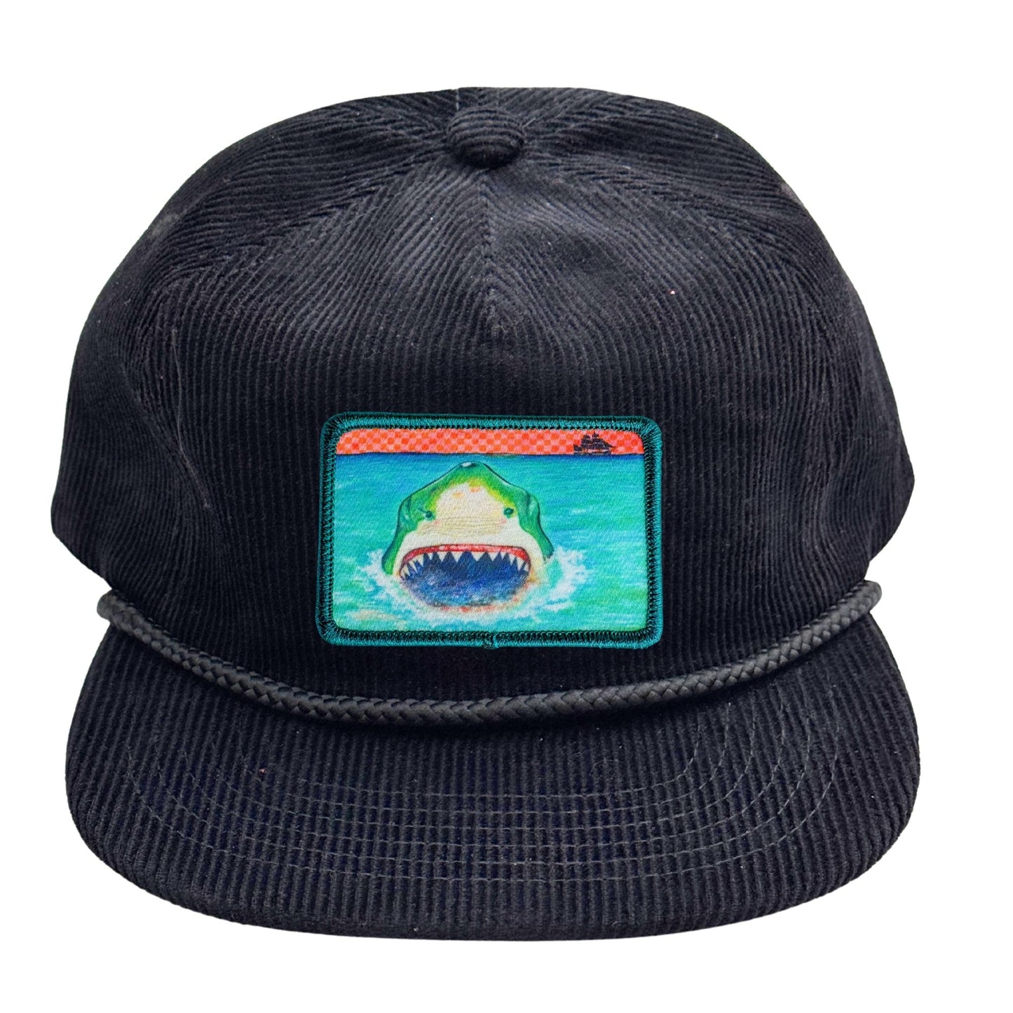 Corduroy Rope Snapback Hat + Mars Patch