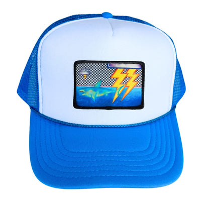 5-Panel High Crown Foam Trucker Hat + Mars Patch