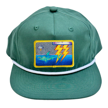 5-Panel Flat Bill Rope Cap + Mars Patch