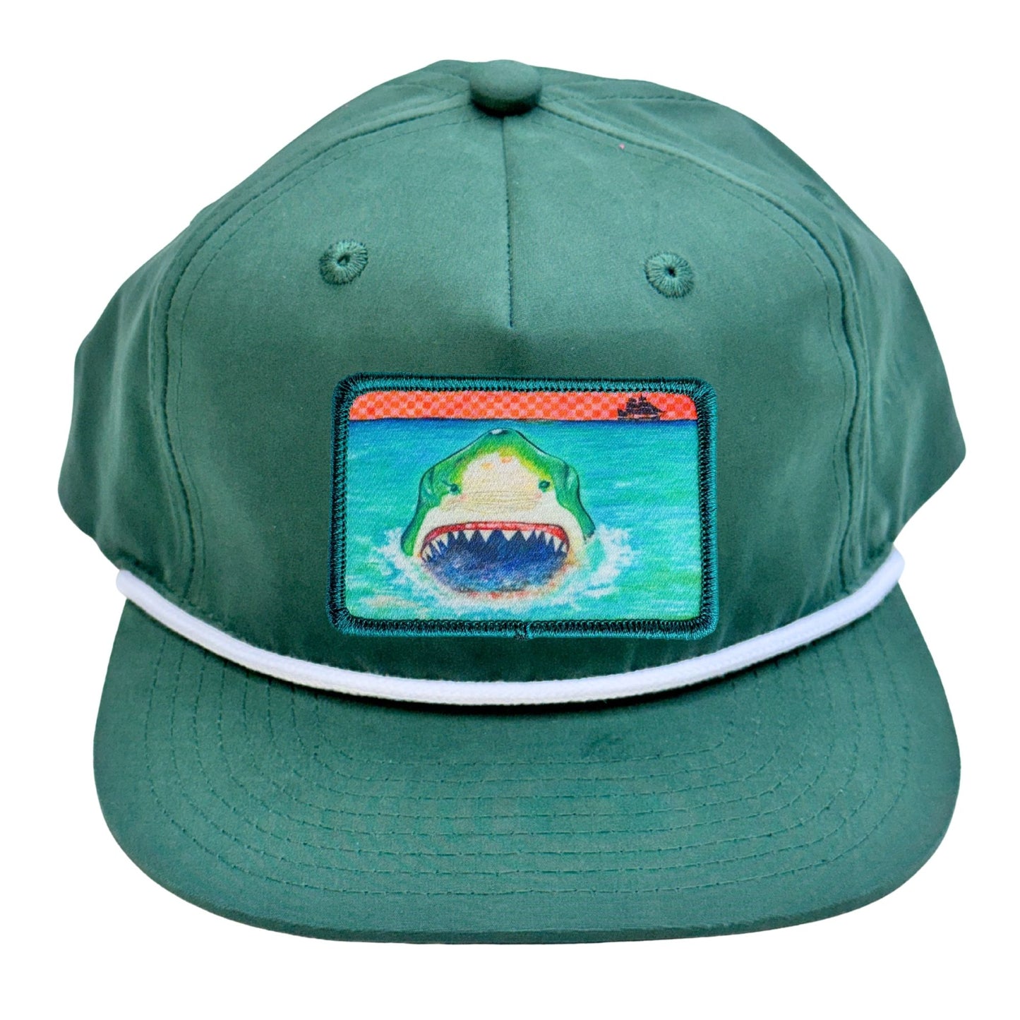 5-Panel Flat Bill Rope Cap + Mars Patch