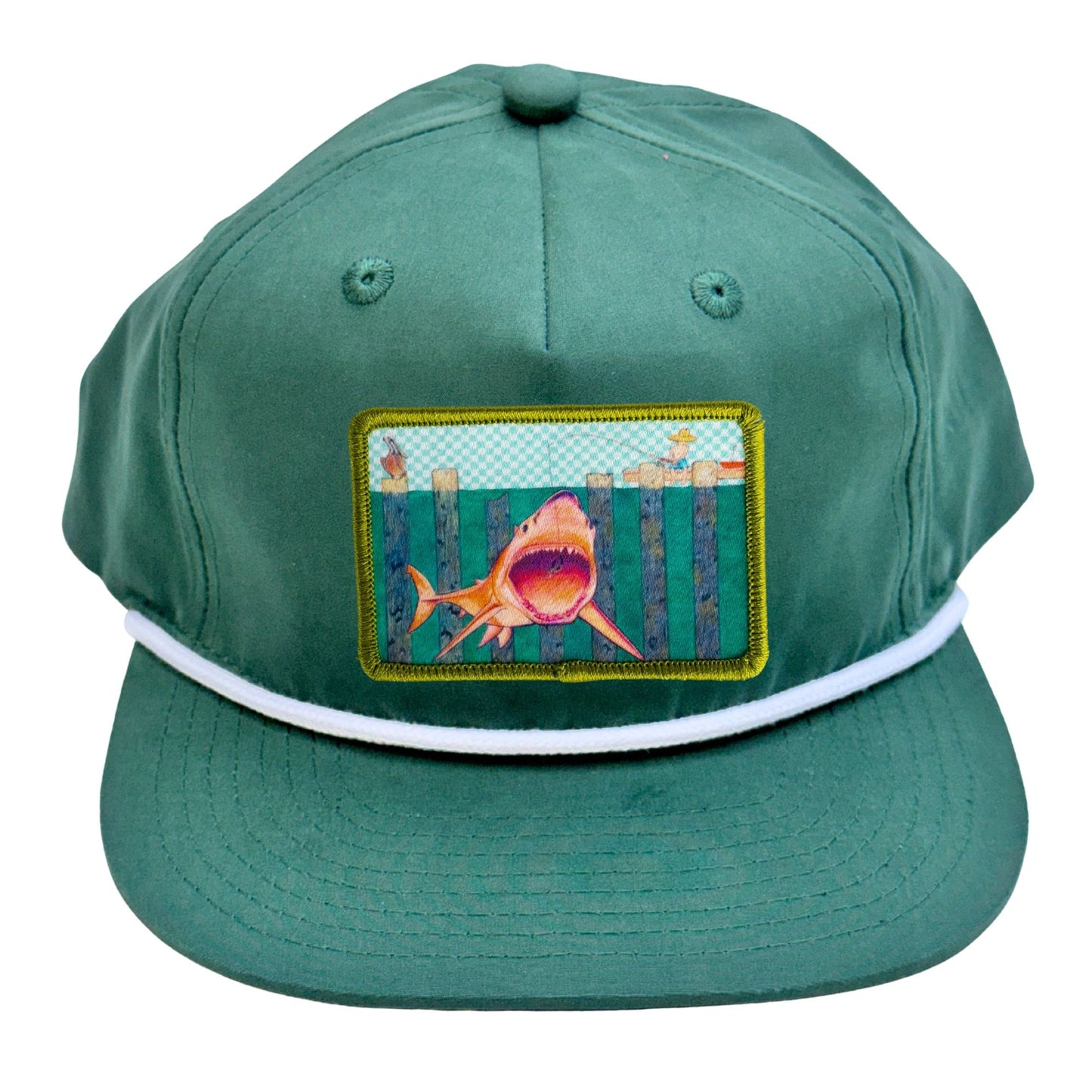 5-Panel Flat Bill Rope Cap + Mars Patch