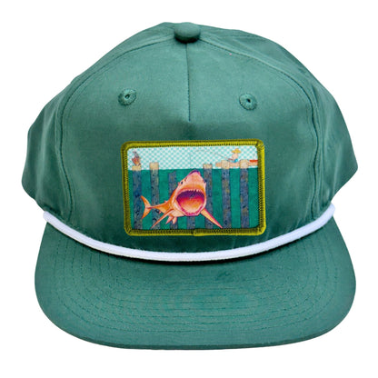5-Panel Flat Bill Rope Cap + Mars Patch