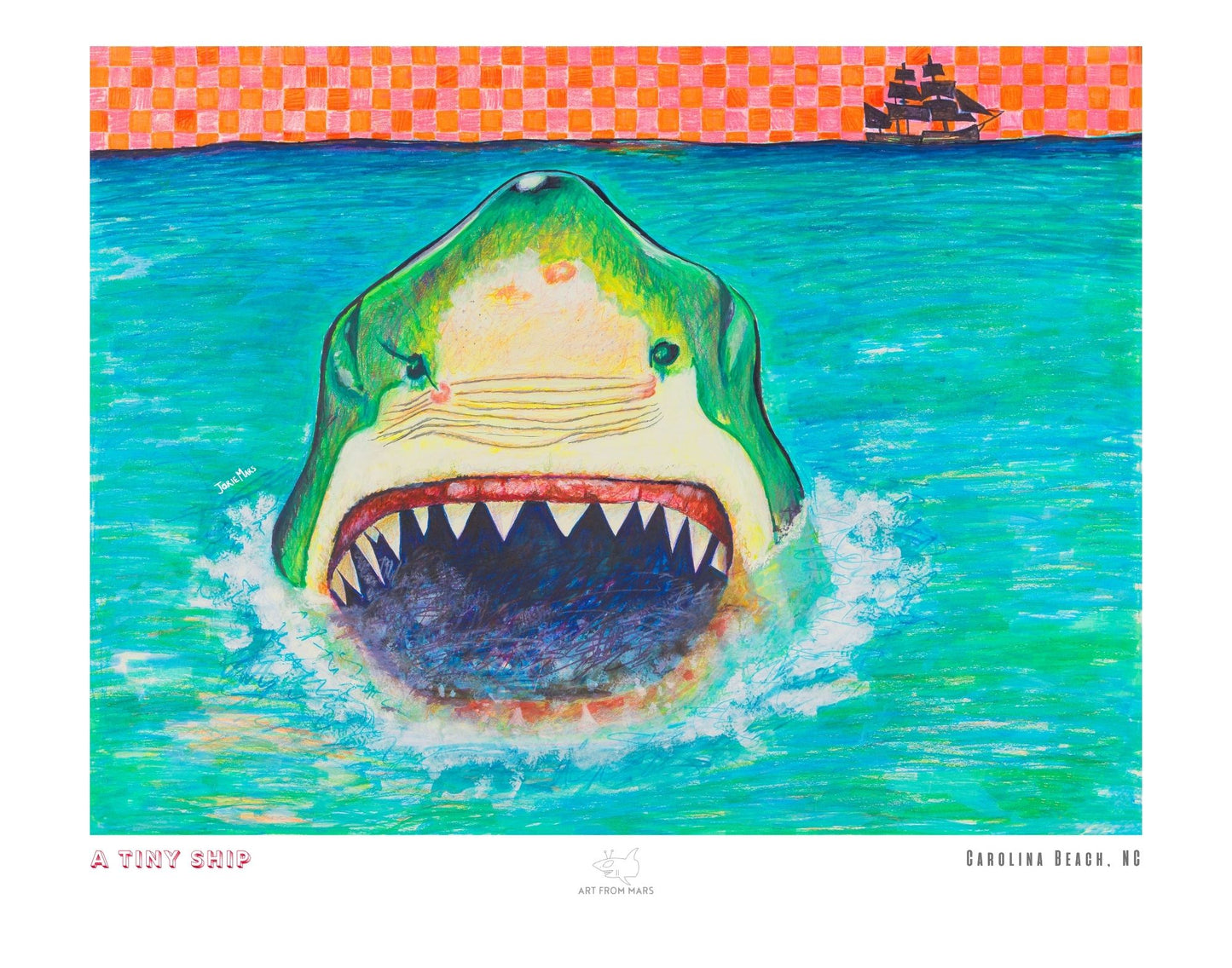 Tiny Ship - Art Print - 11x14