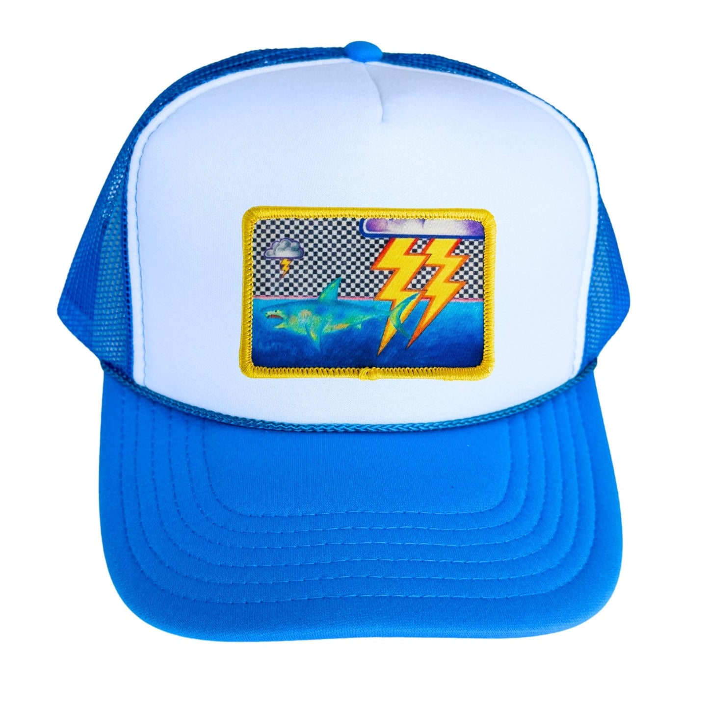 5-Panel High Crown Foam Trucker Hat + Mars Patch