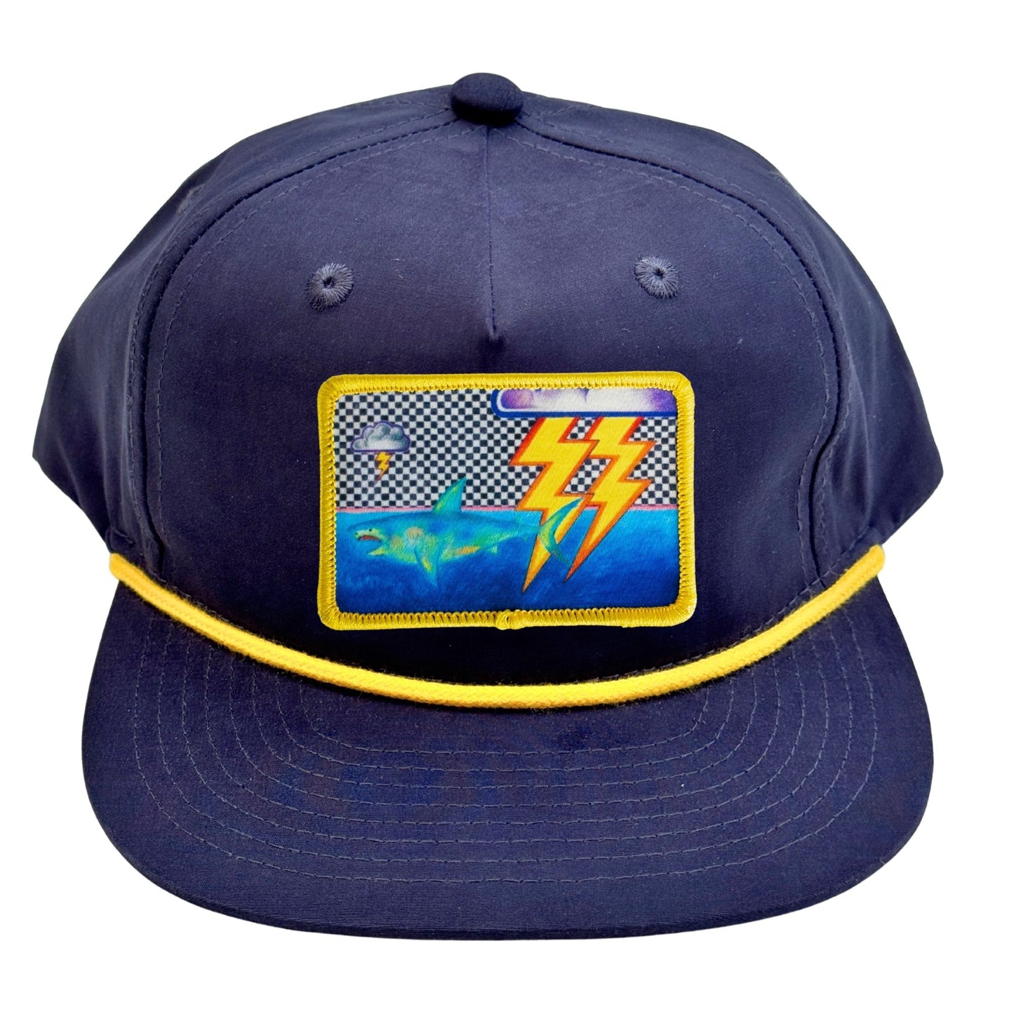 5-Panel Flat Bill Rope Cap + Mars Patch