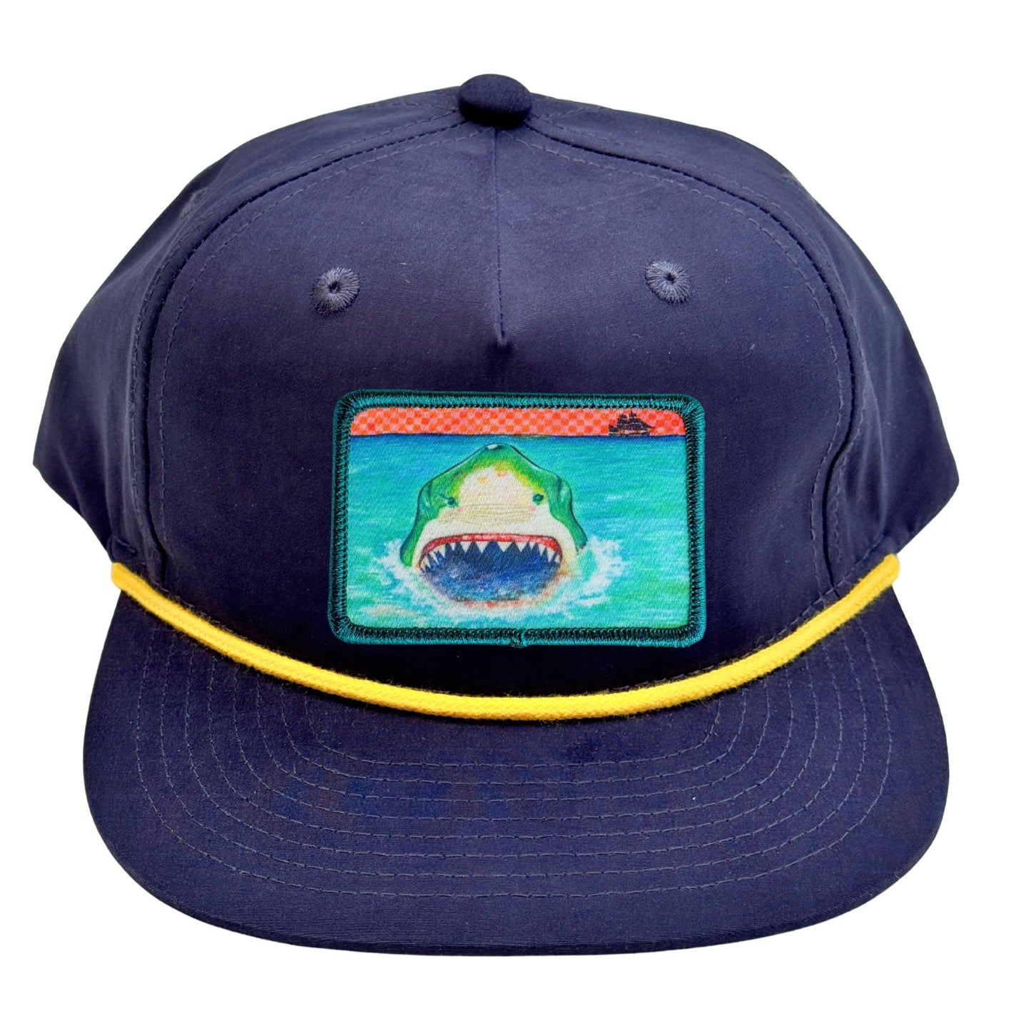 5-Panel Flat Bill Rope Cap + Mars Patch