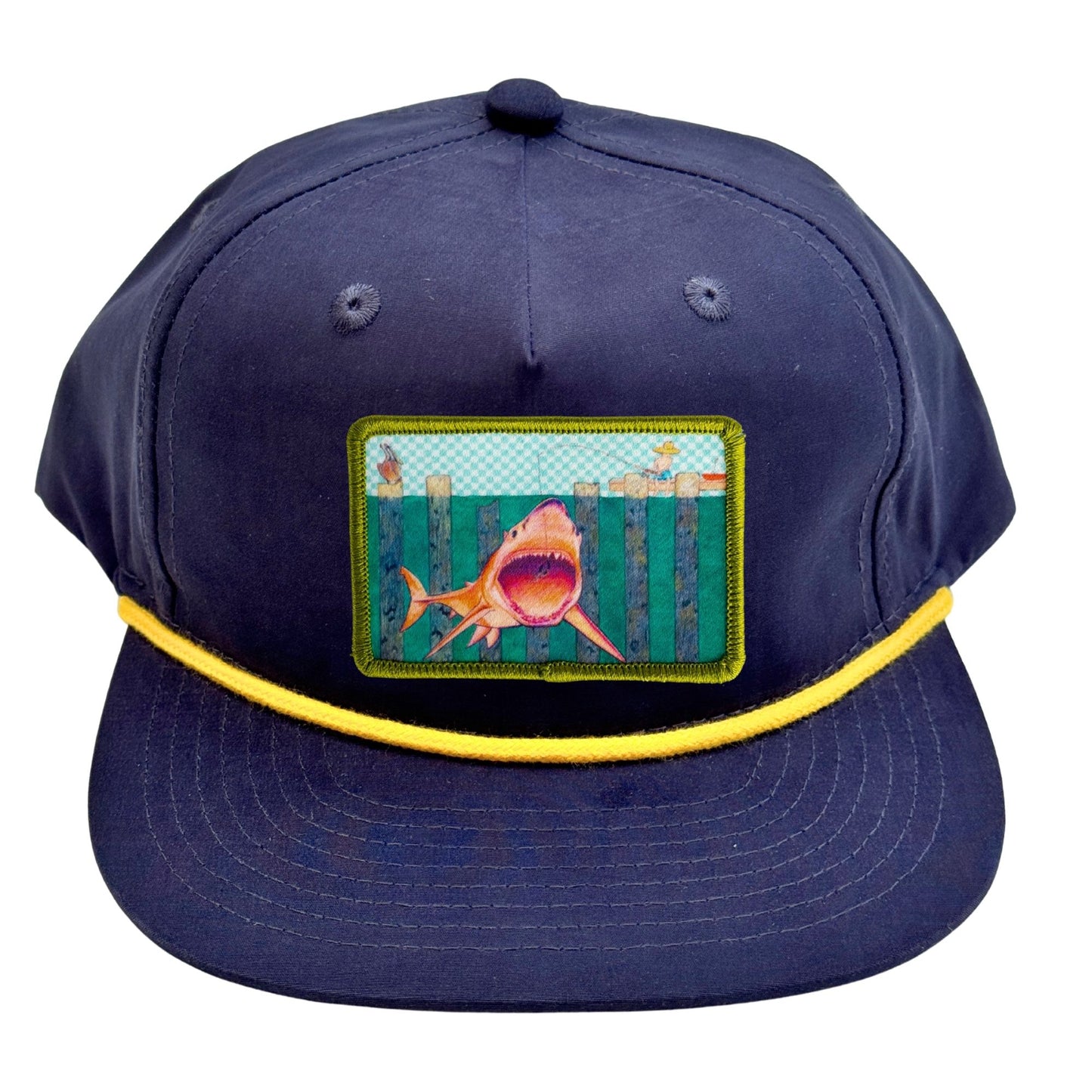 5-Panel Flat Bill Rope Cap + Mars Patch
