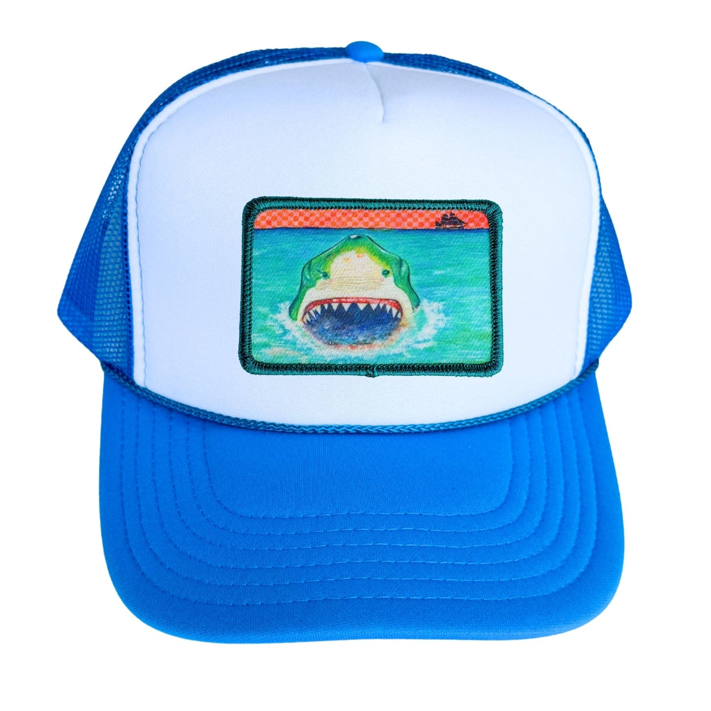 5-Panel High Crown Foam Trucker Hat + Mars Patch