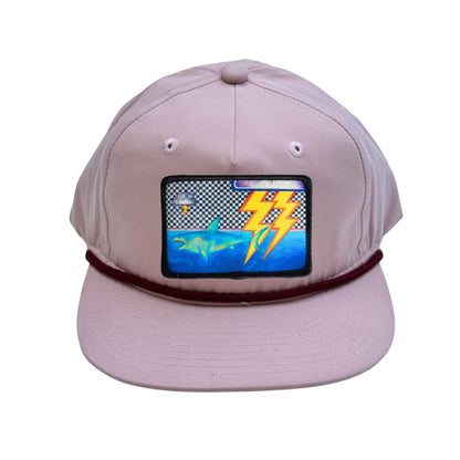 5-Panel Flat Bill Rope Cap + Mars Patch