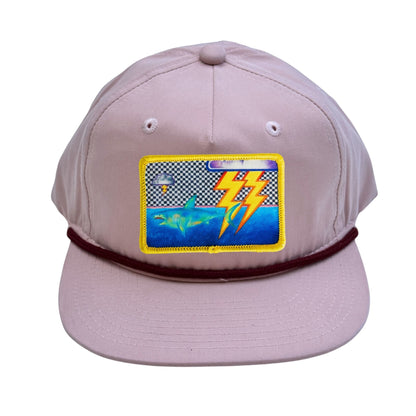 5-Panel Flat Bill Rope Cap + Mars Patch