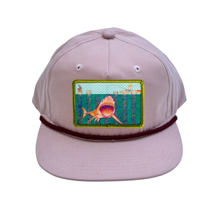 5-Panel Flat Bill Rope Cap + Mars Patch