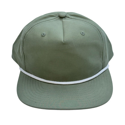 5-Panel Flat Bill Rope Cap + Mars Patch