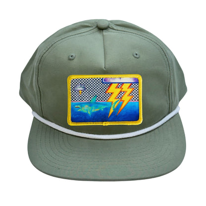 Richardson 256 Grandpa Rope Cap + Mars Patch