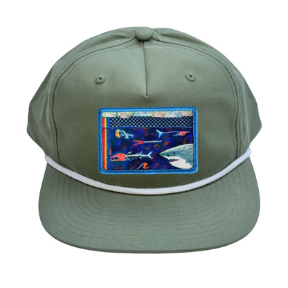 Richardson 256 Grandpa Rope Cap + Mars Patch