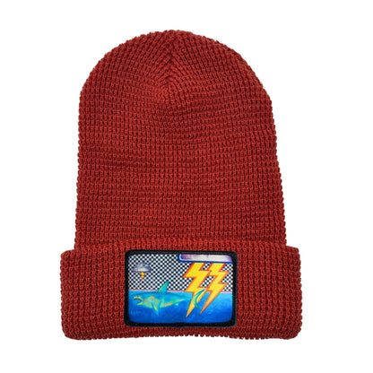 Richardson 146 Waffle Cuffed Beanie + Mars Patch