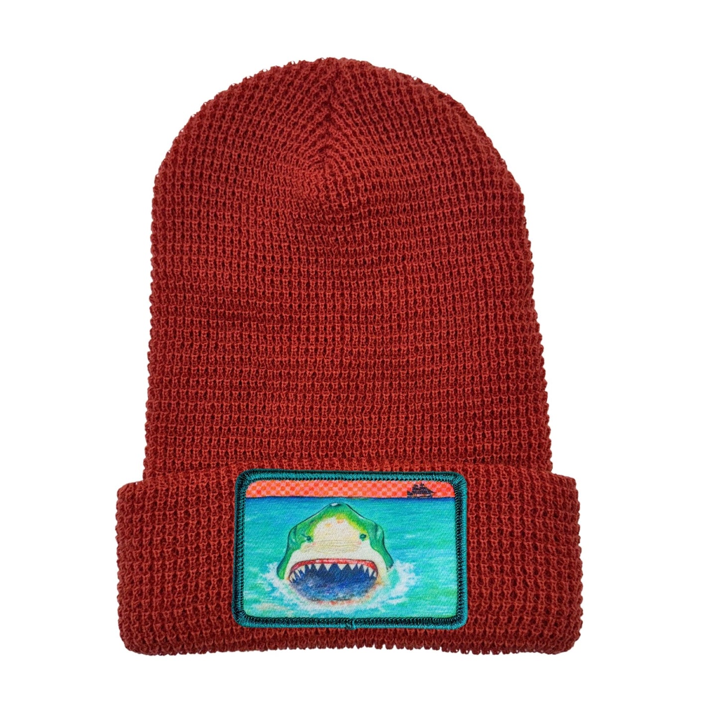 Richardson 146 Waffle Cuffed Beanie + Mars Patch