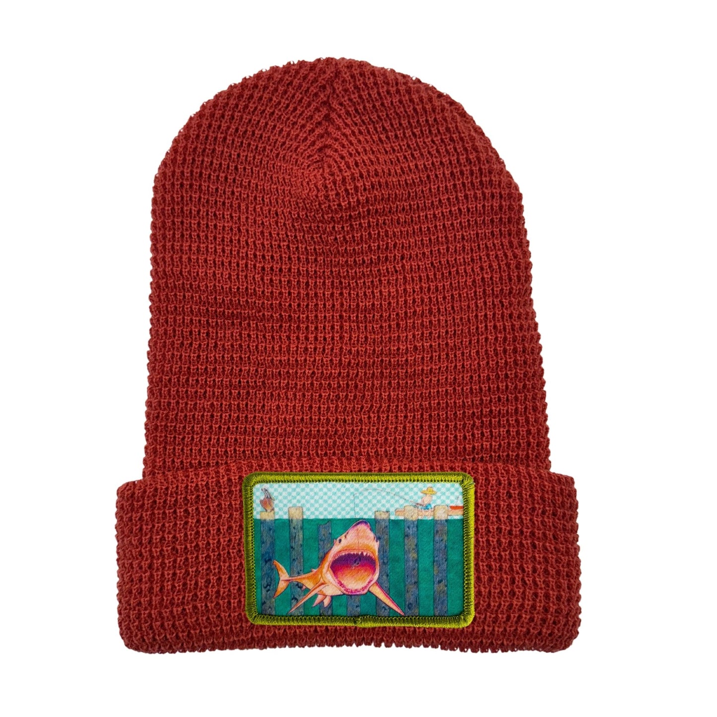 Richardson 146 Waffle Cuffed Beanie + Mars Patch