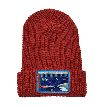 Richardson 146 Waffle Cuffed Beanie + Mars Patch