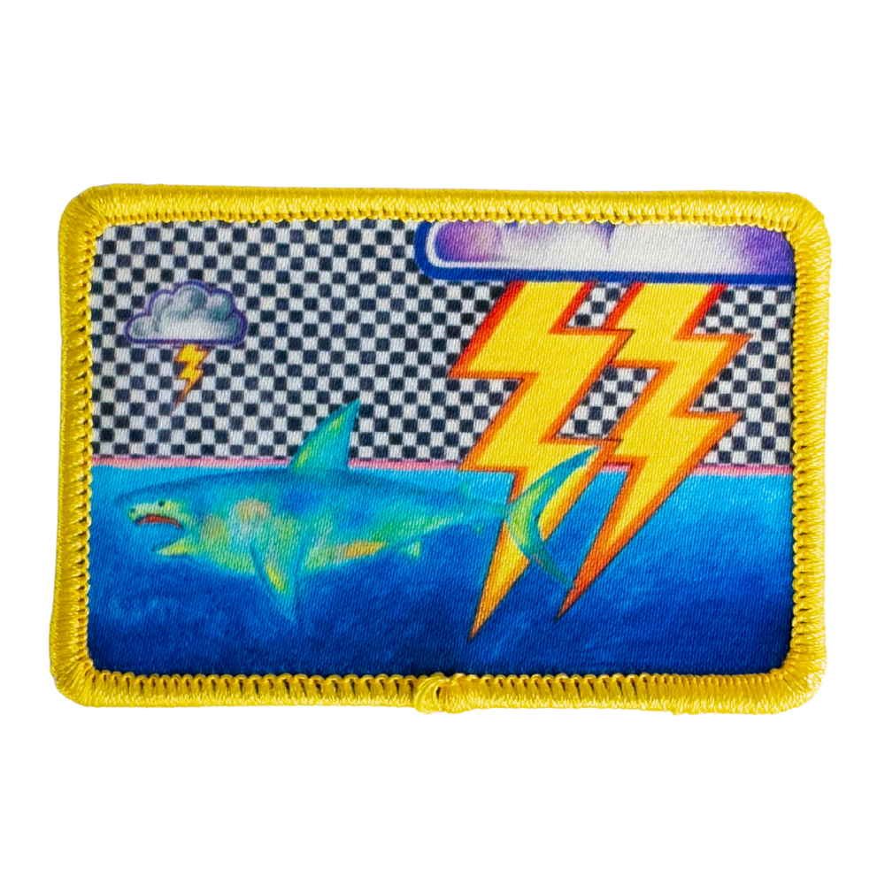 LIGHTNING BITES - Yellow Border - Headwear