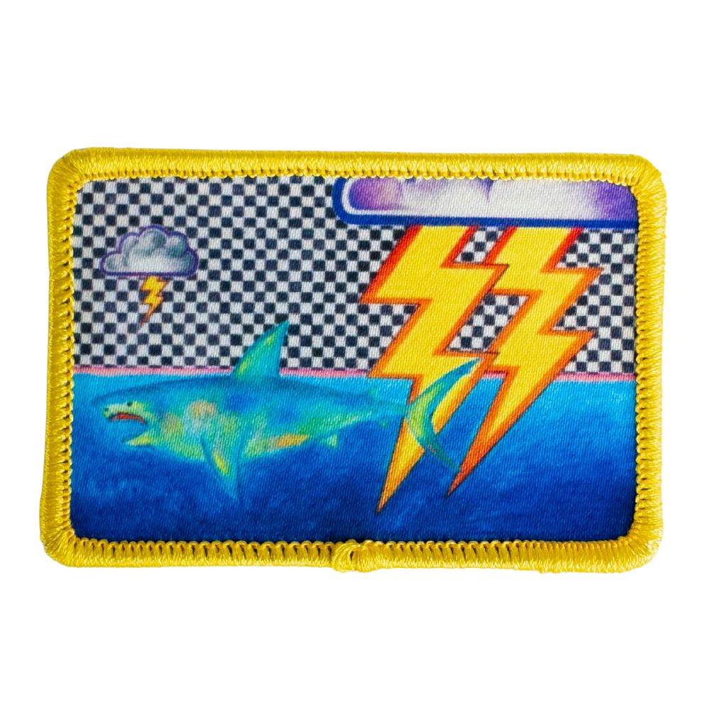 Lightning Bites Patch - Yellow Border