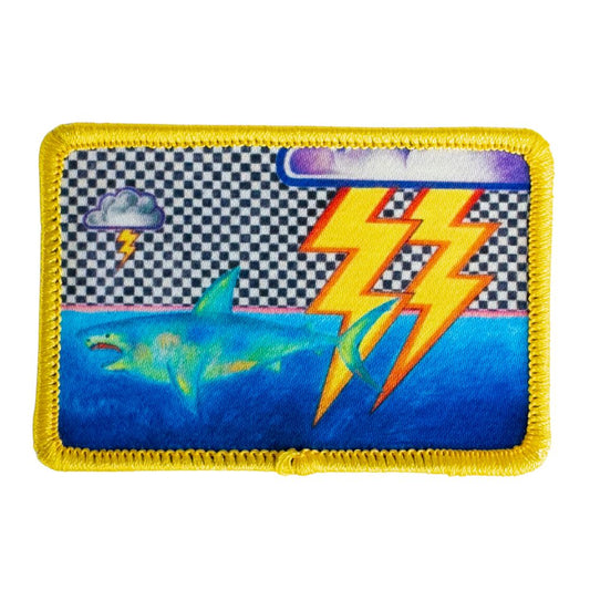 Lightning Bites Patch - Yellow Border
