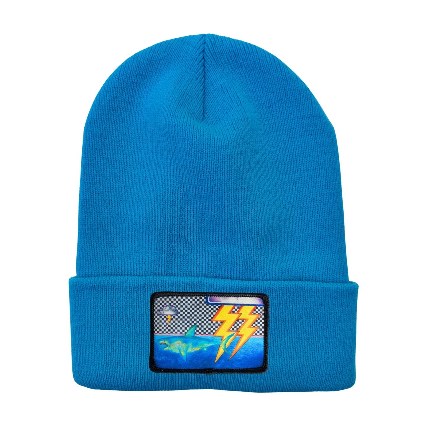 Richardson R18 Solid Beanie with Cuff + Mars Patch
